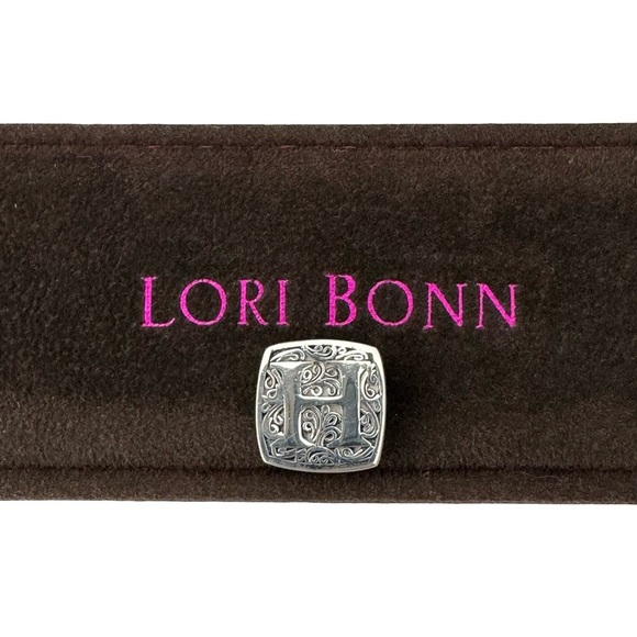 Lori Bonn Jewelry - LORI BONN H Initial Sterling Silver Slide Charm For Bracelet “H Is For Hot”